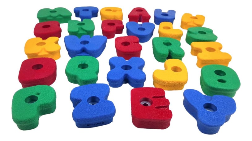 Agarras modelo Letras e Números