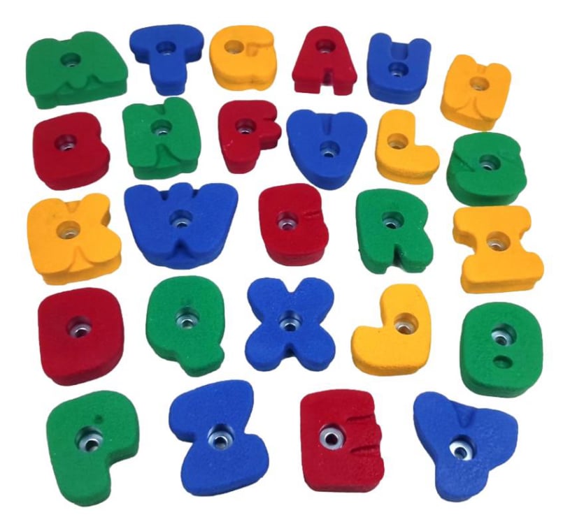 Agarras modelo Letras e Números